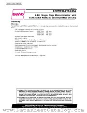 LC877256A datasheet pdf SANYO