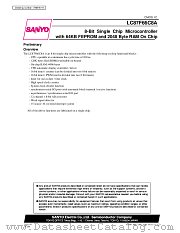 LC87F66C8A datasheet pdf SANYO