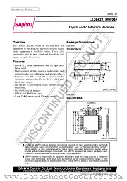 LC8902 datasheet pdf SANYO