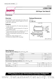 LC89170M datasheet pdf SANYO