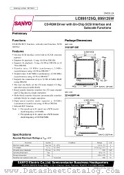 LC895125W datasheet pdf SANYO