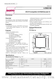 LC895196 datasheet pdf SANYO