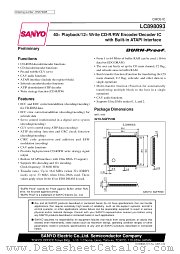 LC898093 datasheet pdf SANYO
