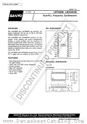 LM7008HM datasheet pdf SANYO