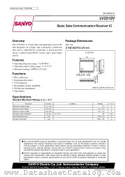 LV2210V datasheet pdf SANYO