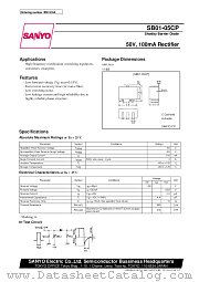 SB01-05CP datasheet pdf SANYO