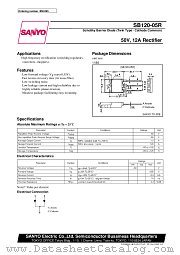 SB120-05R datasheet pdf SANYO