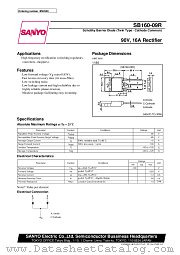 SB160-09R datasheet pdf SANYO