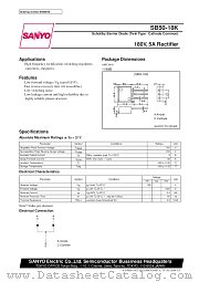 SB50-18K datasheet pdf SANYO