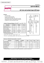 SLP-9118B-51 datasheet pdf SANYO
