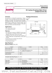 STK6103 datasheet pdf SANYO