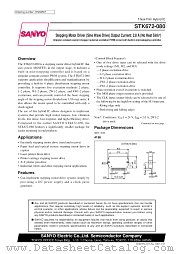 STK672-080 datasheet pdf SANYO