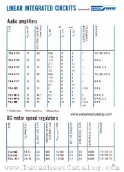 TAA611E datasheet pdf SGS-ATES
