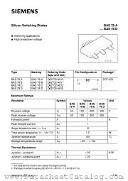 BAS78C datasheet pdf Siemens
