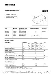 BAS79A datasheet pdf Siemens
