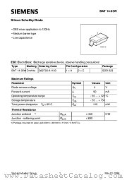 BAT14-03W datasheet pdf Siemens