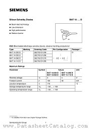 BAT14-050D datasheet pdf Siemens