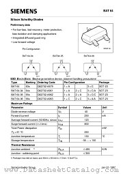 BAT64-04 datasheet pdf Siemens