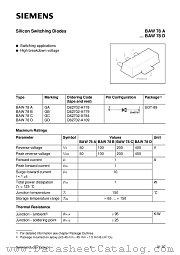 BAW78A datasheet pdf Siemens