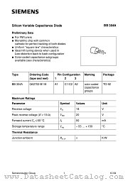 BB304A datasheet pdf Siemens