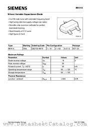 BB914 datasheet pdf Siemens