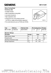 BBY57-03W datasheet pdf Siemens
