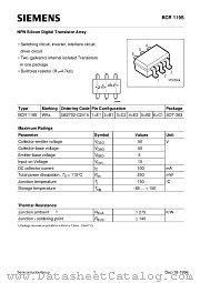 BCR119S datasheet pdf Siemens