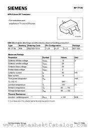 Q62702-F1519 datasheet pdf Siemens