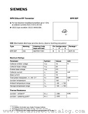 BFR93P datasheet pdf Siemens