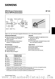 BP103-4 datasheet pdf Siemens
