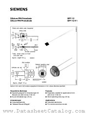 BPY12 datasheet pdf Siemens