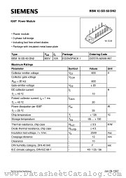 BSM10GD60DN2 datasheet pdf Siemens