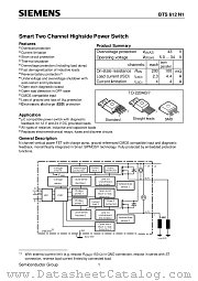 BTS612N1 datasheet pdf Siemens