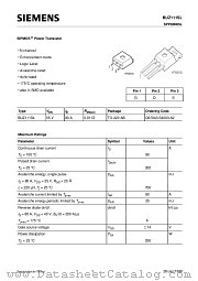 BUZ111SL datasheet pdf Siemens