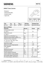 BUZ70L datasheet pdf Siemens