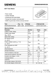 BSM50GD60DN2E3226 datasheet pdf Siemens