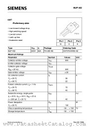 BUP402 datasheet pdf Siemens