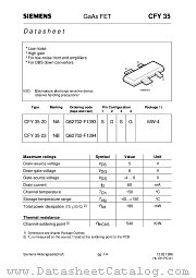 CFY35-20 datasheet pdf Siemens