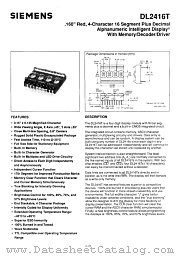 DL2416T datasheet pdf Siemens