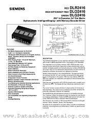 DLR2416 datasheet pdf Siemens