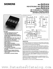 DLR1414 datasheet pdf Siemens