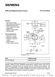 FP212D250-22 datasheet pdf Siemens