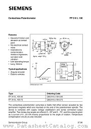 FP310L100 datasheet pdf Siemens