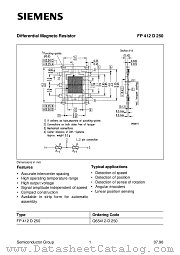 FP412D250 datasheet pdf Siemens