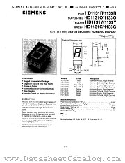 HD1133Y datasheet pdf Siemens