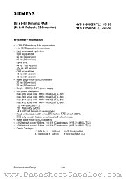 HYB3164805J-50 datasheet pdf Siemens