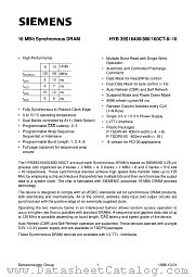 HYB39S16400-1 datasheet pdf Siemens