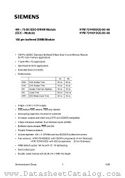 HYM72V4015GS-60 datasheet pdf Siemens