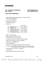 HYM72V8030GS-60 datasheet pdf Siemens