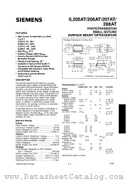 IL206AT datasheet pdf Siemens